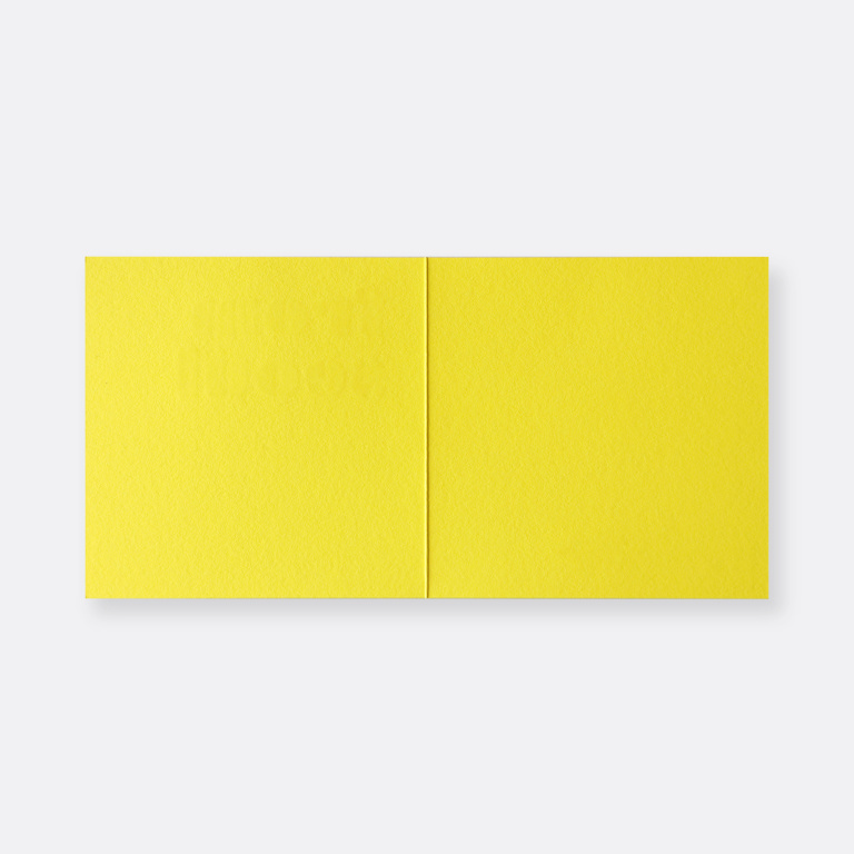 MESSAGE CARD 04 factory yellow in