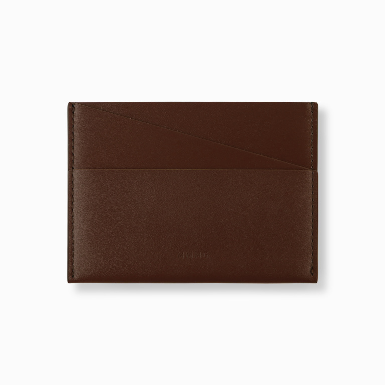 CARD WALLET WIDE 03 chocolate F