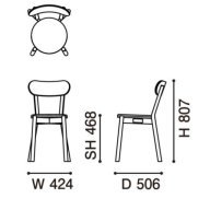 castor chair pad