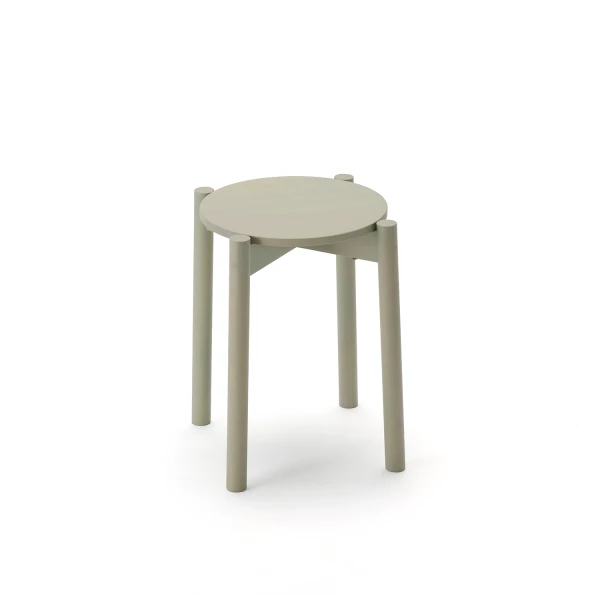 castor stool plus gray green