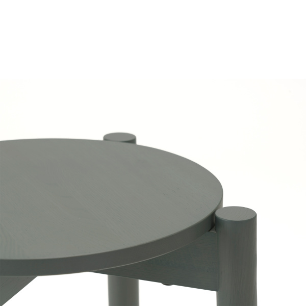 castor stool plus steel gray 2