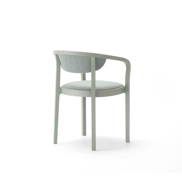 chesa chair pad gray green 3