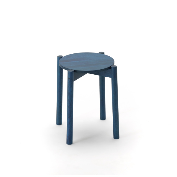 castor stool plus indigo blue