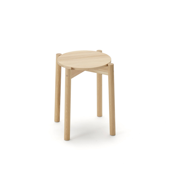 castor stool plus pure oak