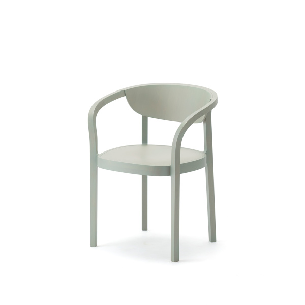 chesa chair gray green side 1