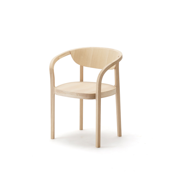 chesa chair pure oak side 1
