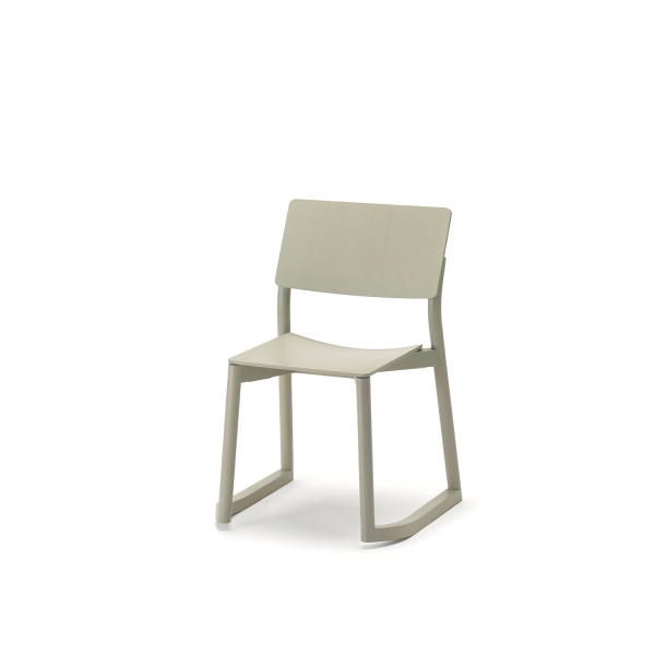 panorama chair with runners gray green